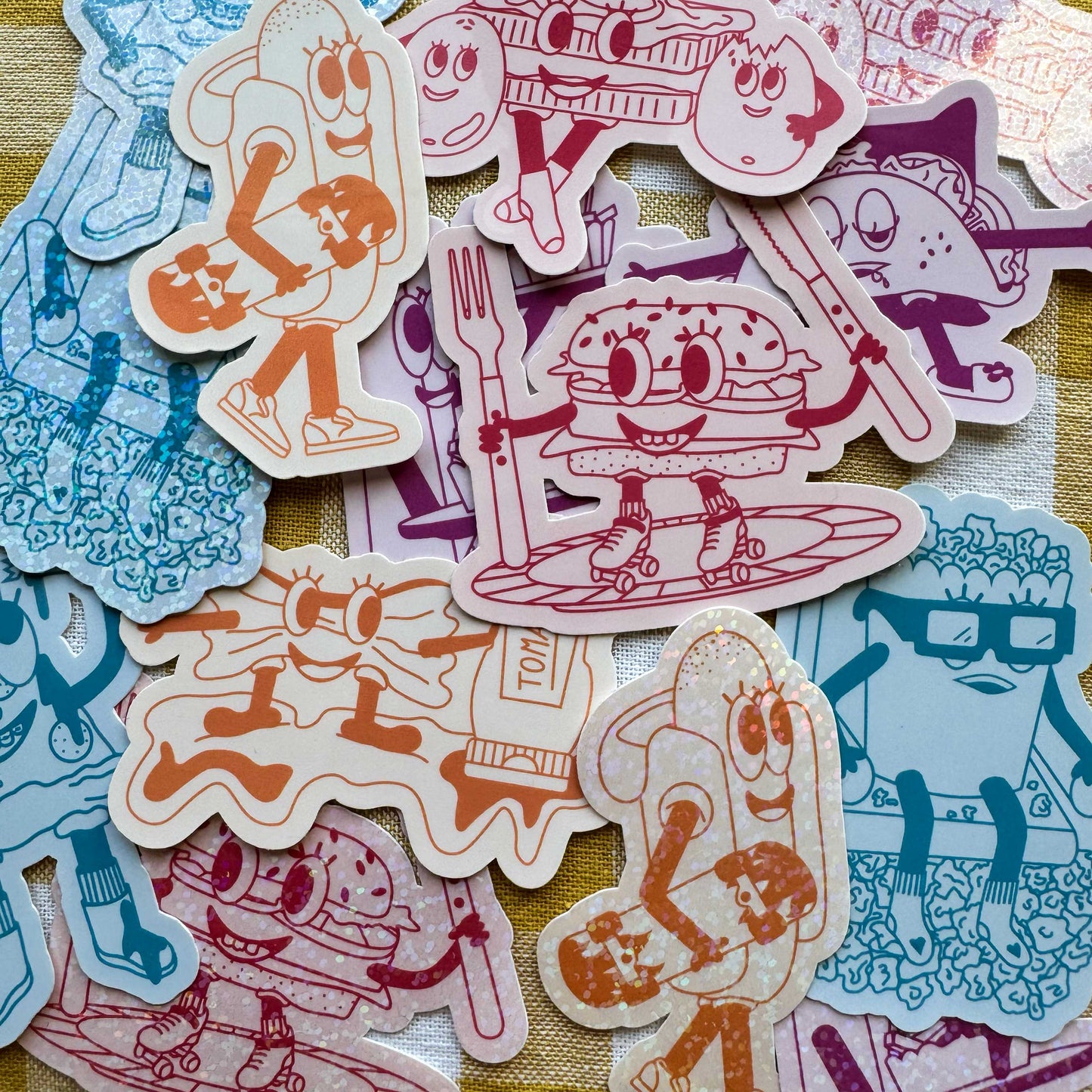 Pack 8 stickers - Foodly