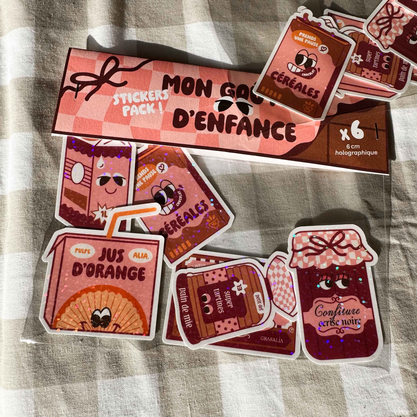 Pack 6 stickers - Le goûter