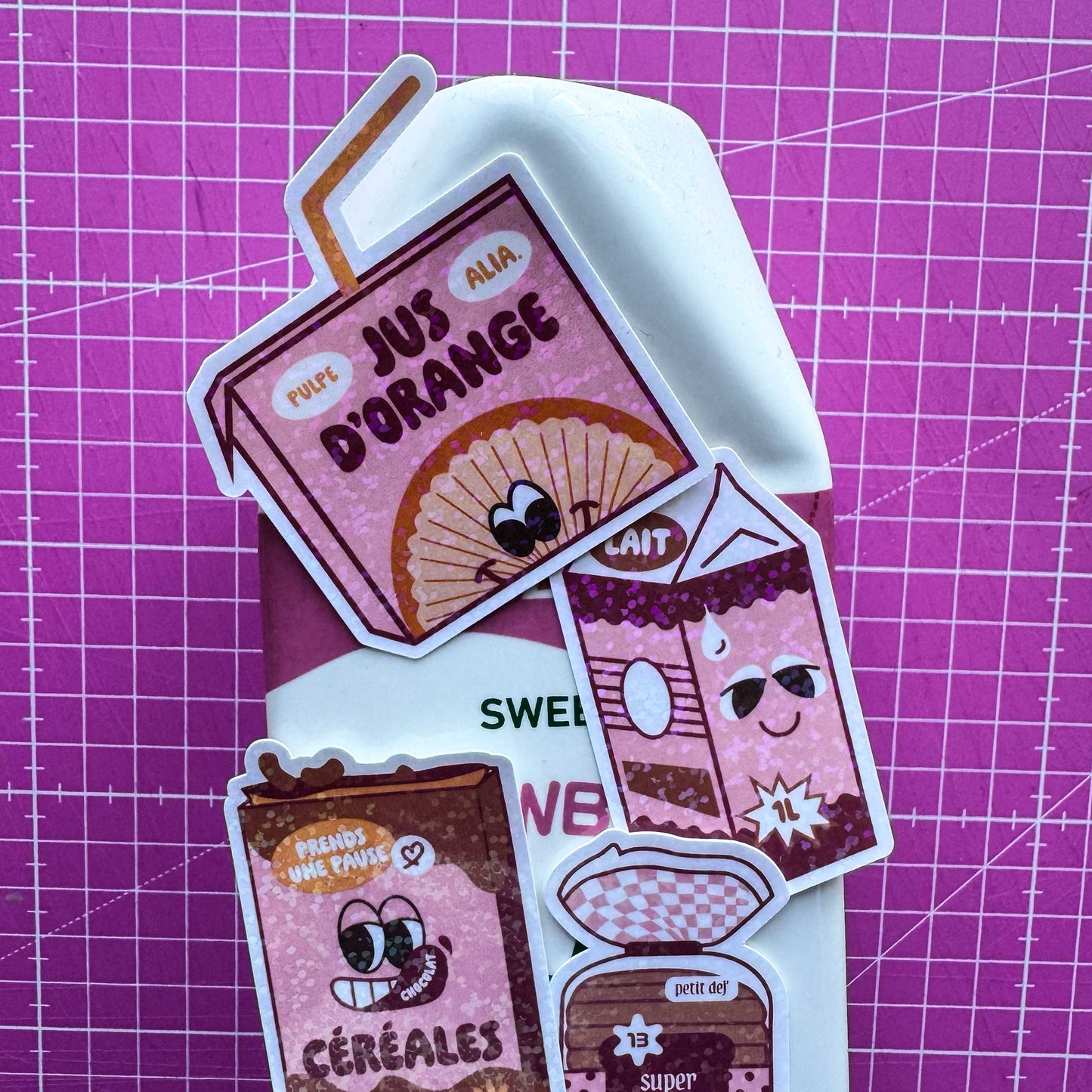 Pack 6 stickers - Le goûter