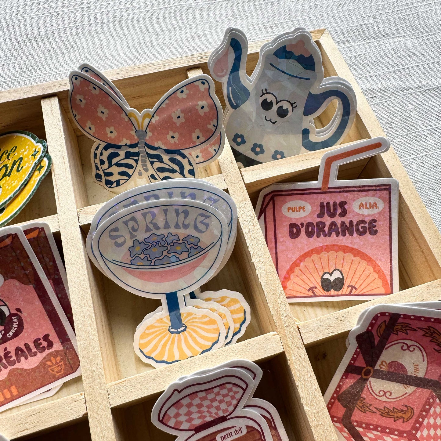 Lot de stickers variés