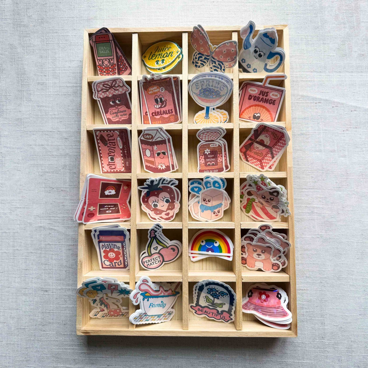 Lot de stickers variés